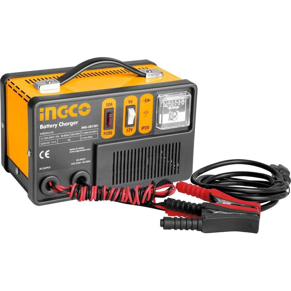 Ingco ING-CB1501 Car Battery Charger 6A - KHM Megatools Corp. Ingco ING-CB1501 Car Battery Charger 6A - KHM Megatools Corp.